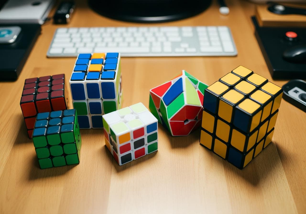 Collection of speed cubes